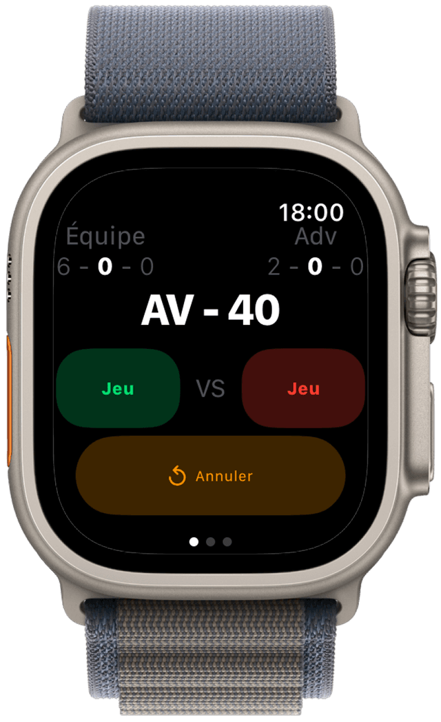 XPadel Score Apple Watch Screenshot 2